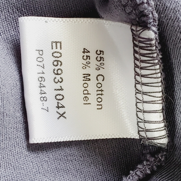 Kleen Cotton Modal A-line Dress Size 1X Lagenlook Soft Relaxed Fit Pullover Midi - Picture 13 of 15